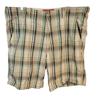 Levi's  Shorts The Original Multicolor Plaid Seaside Flat Front Men's Size 40